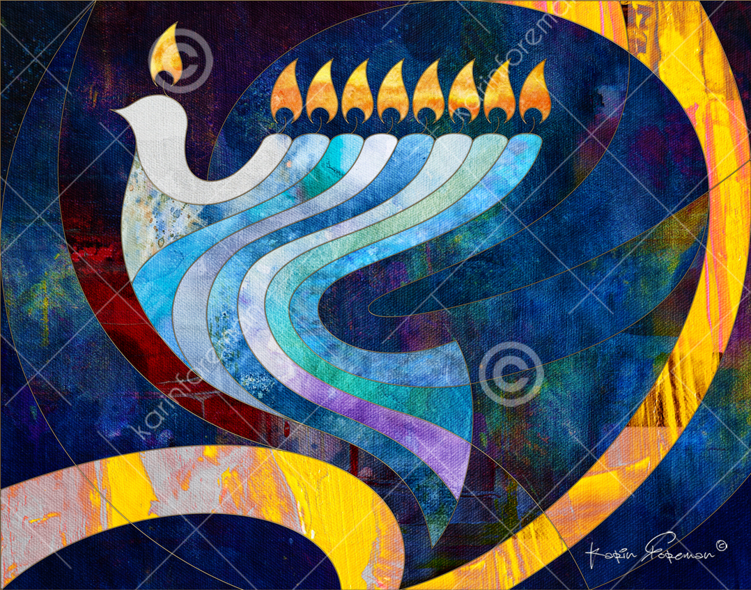 Hanukkah Peace Dove